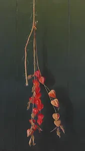 Lampiontakken, paneel 30x50