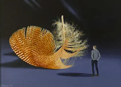 In verwondering, paneel 30x40