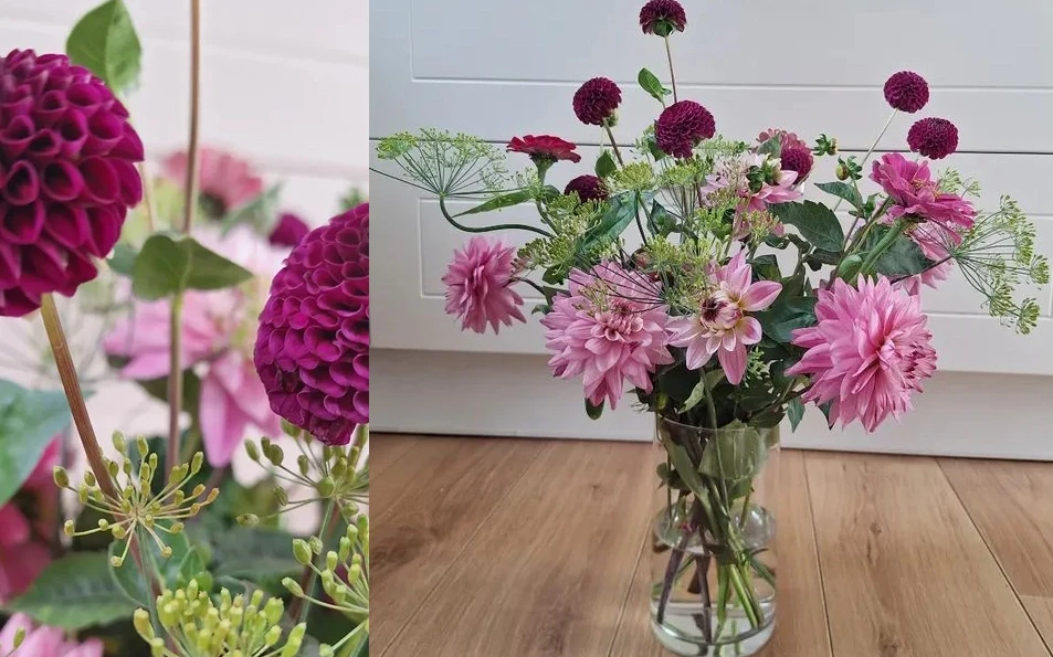 Bloemen uit de pluktuin