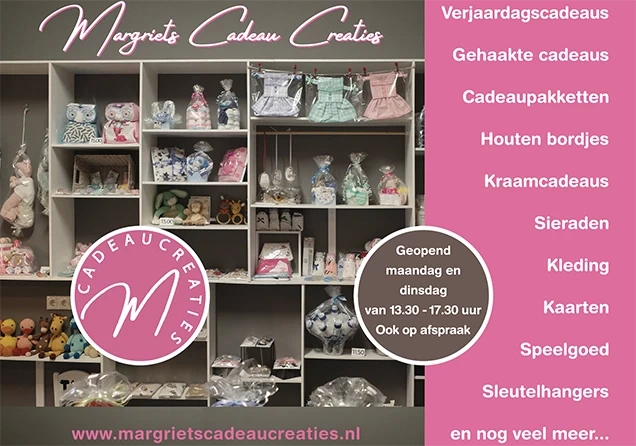 Winkel Margriets Cadeau Creaties